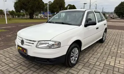 Volkswagen gol 1.0 giv - branca - 2009/2010