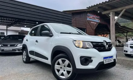 Renault kwid zen 1.0 flex 12v 5p mec.  - branca - 2018/2019