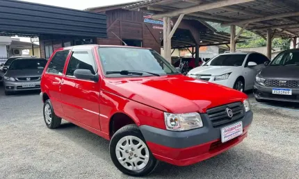 Fiat uno mille way economy 1.0 f.flex 2p  - vermelha - 2009/2010