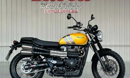 Triumph scrambler 900 abs - amarela - 2023/2024
