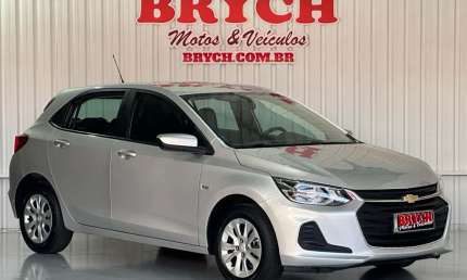 Chevrolet onix hatch lt 1.0 12v flex 5p mec.  - prata - 2021/2022