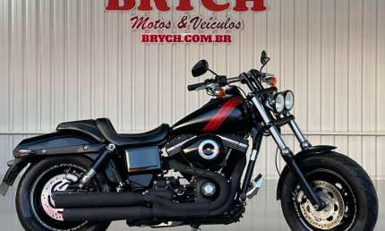Harley davidson fat bob fxdf abs - preta - 2013/2014