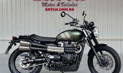 Triumph street scrambler 900cc abs - verde - 2021/2022