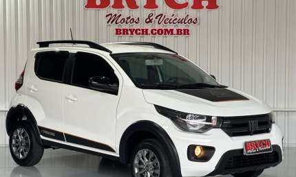 Fiat mobi trekking 1.0 flex 5p.  - branca - 2024/2025
