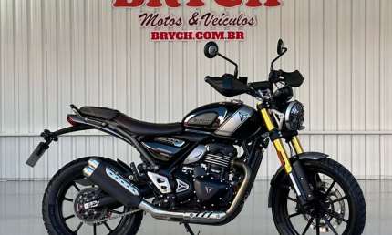 Triumph scrambler 400 x abs - preta - 2024/2025