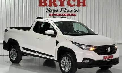 Fiat strada freedom 1.3 flex 8v  cs plus  - branca - 2021/2022
