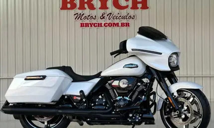 Harley davidson street glide flhx abs - branca - 2024/2024