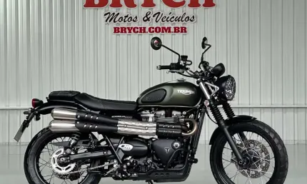 Triumph scrambler 900cc abs - verde - 2022/2023