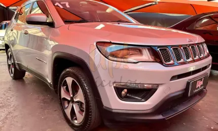 Jeep compass longitude 2.0 4x2 flex 16v aut.  - prata - 2016/2017