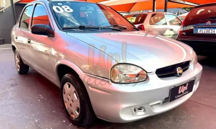 Chevrolet classic m/ life - prata - 2007/2008