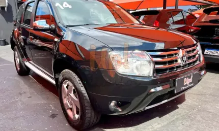 Renault duster 20 d 4x2a - preta - 2013/2014