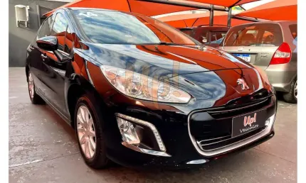Peugeot 308 /  active - preta - 2013/2014