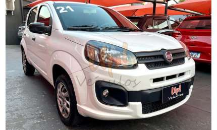 Fiat uno attractive 1.0 - branca - 2021/2021