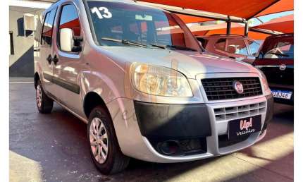 Fiat doblo attractiv 1.4 - prata - 2013/2013