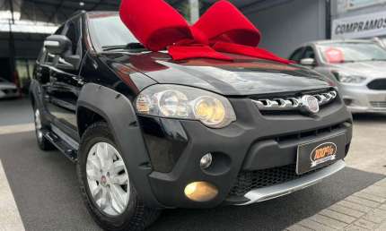 Fiat palio wk adven dual - preta - 2012/2013