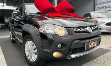 Fiat palio wk adven dual - preta - 2012/2013