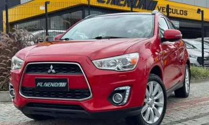 Mitsubishi asx 2.0 16v 4x4 160cv aut. - vermelha - 2013/2014
