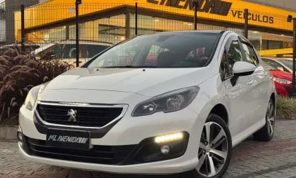 Peugeot 308 allure 2.0 flex 16v 5p aut. - branca - 2016/2016