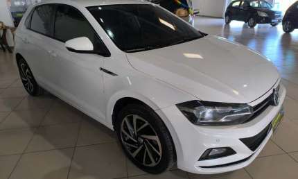 Volkswagen polo highline 200 tsi 1.0 flex 12v aut.  - branca - 2019/2020