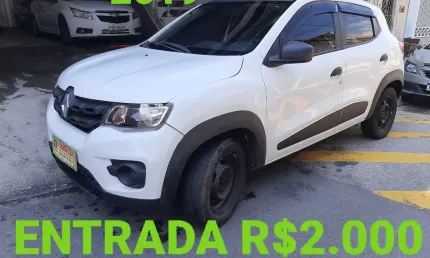 Kwid 2019 entr. r$ 2.000 fácil aprovação * planos para negativado