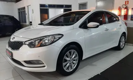 Kia new cerato 1.6 sx3 automático 6 marchas cambio borboleta paddle shift ano 2015 completo 