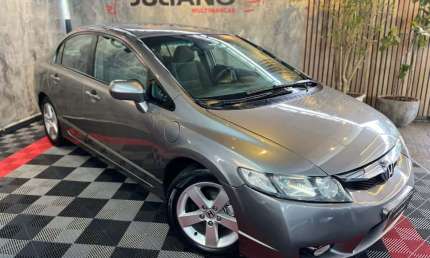 100% financiado - honda civic lxs 1.8 mec. 4p 2009 gasolina - leilão