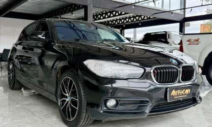 Bmw 120i active flex - preta - 2015/2016