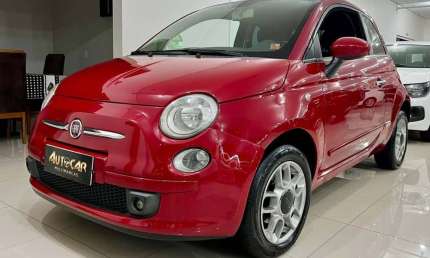 Fiat 500 /  sport - vermelha - 2009/2010