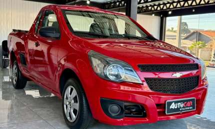 Chevrolet montana ls - vermelha - 2014/2014