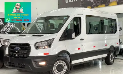 Ford transit l3h2 410l minibus passageiro 15lugares zero km ano 2023/2024 pronta entrega!!