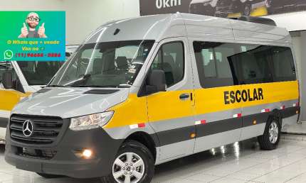 Mercedes benz - sprinter escolar 417 extra longa hitech 28 lugares (27+1) oportunidade!!!