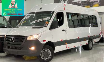Mercedes benz - sprinter 517 big 21 lugares (20+1) painel novo ano 2025 pronta entrega!!!