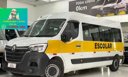 Renault - master escolar l3h2 24 lugares pronta pra trabalhar!!!