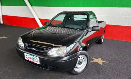 Ford courier l 1.6 flex, linda pick-up. analiso trocas!