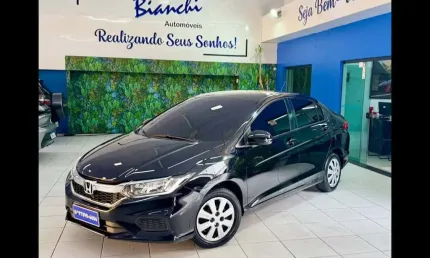Honda city sedan personal 1.5 flex 16v aut.  - preta - 2019/2019