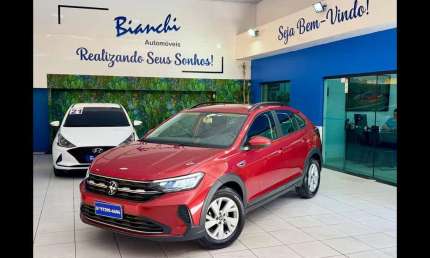 Volkswagen nivus comfortline 1.0 200 tsi flex aut.  - vermelha - 2022/2023