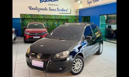 Volkswagen polo 1.6 mi/s.ouro 1.6 mi tot.flex 8v 5p  - preta - 2008/2009