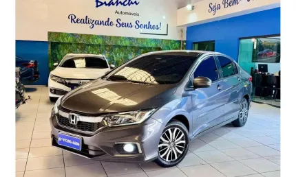 Honda city personal - cinza - 2018/2019