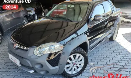 Fiat strada adventure 1.8 flex. cabine dupla / 3 portas / 4 lugares.