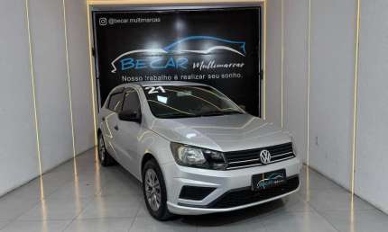 Volkswagen gol 1.6 msi flex 8v 5p  - prata - 2020/2021