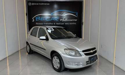 Chevrolet celta spirit/ lt 1.0 mpfi 8v flexp. 5p  - prata - 2012/2013