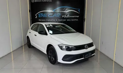 Volkswagen polo track 1.0 flex 12v 5p  - branca - 2024/2024