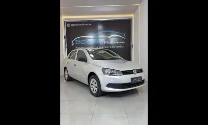 Volkswagen voyage trendline 1.6 t.flex 8v 4p  - prata - 2015/2016