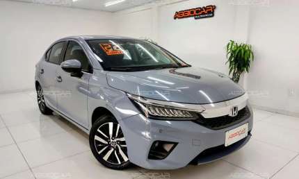 Honda city hatch 1.5 flex touring 2022 cinza grafeno