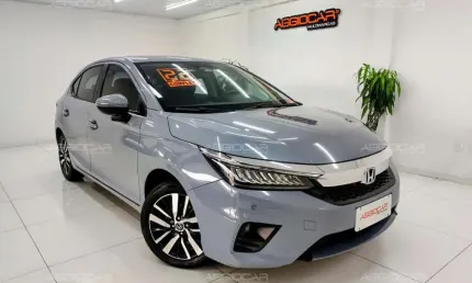 Honda city hatch 1.5 flex touring 2022 cinza grafeno