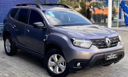Renault duster intense plus 1.6 16v flex aut. - cinza - 2024/2025