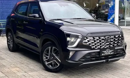 Hyundai creta n line 1.0 tb 12v flex aut.  - preta - 2023/2024