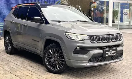 Jeep compass s t270 1.3 tb 4x2 flex aut.  - cinza - 2023/2023
