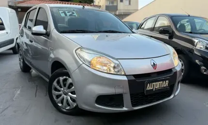 Renault sandero 1.6 expression 2012 completo km baixo