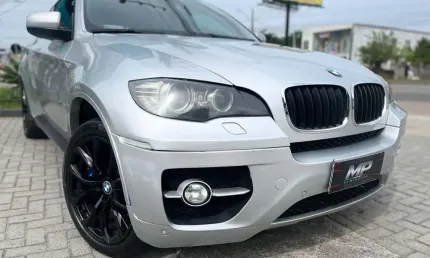Bmw x6 xdrive 35i 3.0 306cv bi-turbo  - prata - 2009/2010